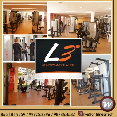 Equipamentos Wettor na Academia L3 Performance e Saúde